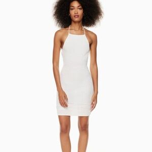 NWOT Wilfred Sunset Halter Dress 100% Cotton Size XS Summer Beach Vacation Boho